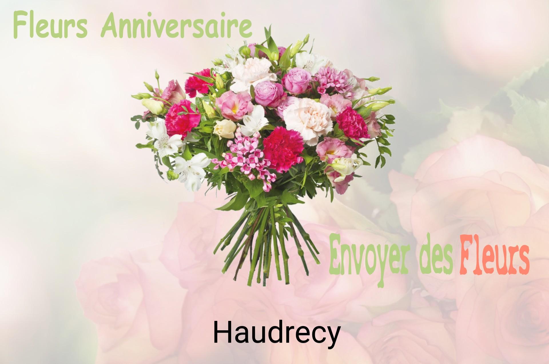 Bouquet de fleurs d’anniversaire livré à Haudrecy